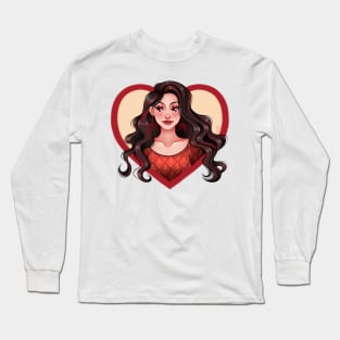 Hearts Long Sleeve T-Shirt